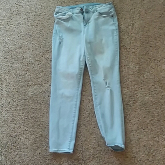 Old Navy Sunbleached Distressed Rockstar Jeans - Picture 1 of 3